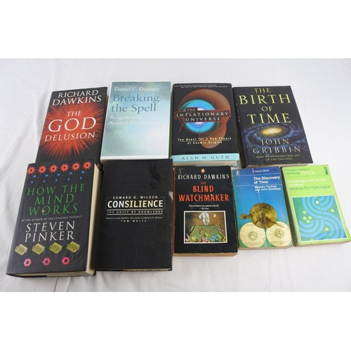 259 - A collection of books to include 'Breaking the Spell' by Daniel C Dennett and more.