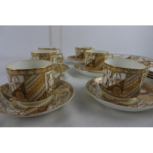 262 - A stunning antique part tea set by Harvey Adams & Co.