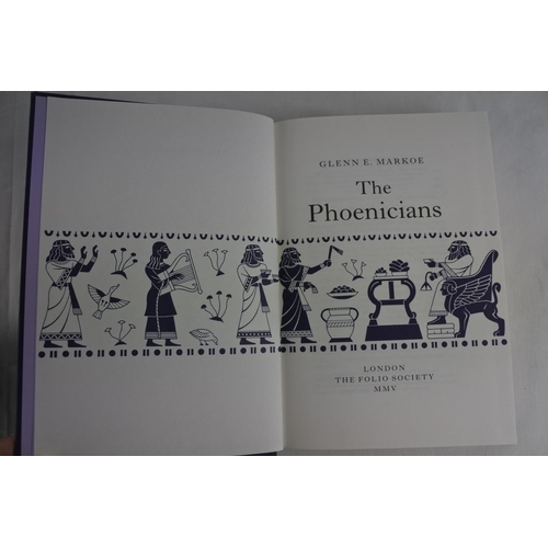 209 - A boxed Folio Society book 'The Phoenicians' - Glen E Markoe.