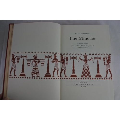 211 - A boxed Folio Society 'The Minoans' - J Lesley Fitton.