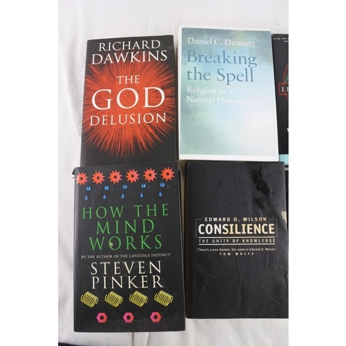 259 - A collection of books to include 'Breaking the Spell' by Daniel C Dennett and more.