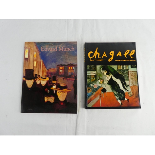 270 - Two art reference books 'Edvard Munch' & 'Chagall'.