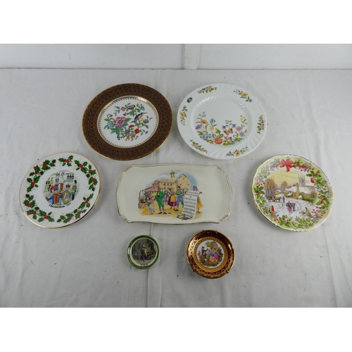 289 - A Royal Winton sandwich plate and more.