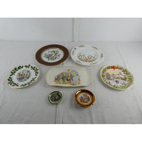 289 - A Royal Winton sandwich plate and more.