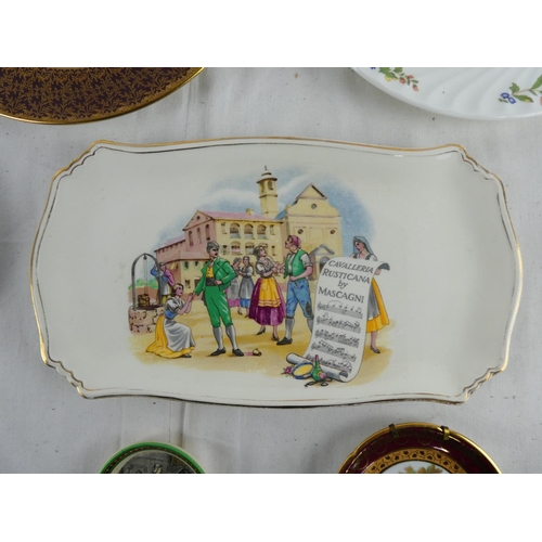 289 - A Royal Winton sandwich plate and more.