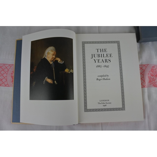 206 - A boxed Folio Society book 'The Jubilee Years 1887 - 1897'.