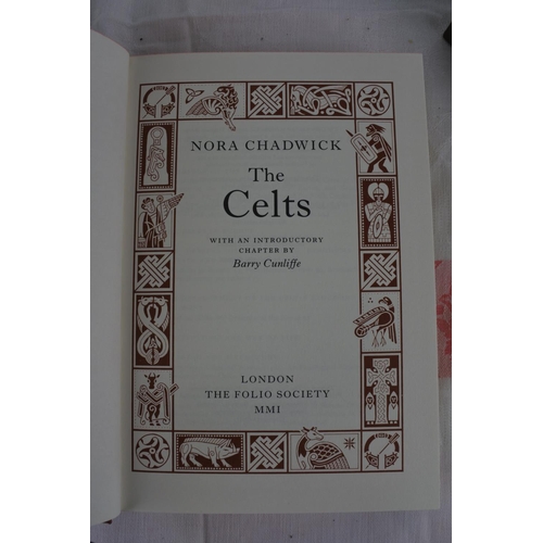 208 - A boxed Folio Society book, 'The Celts' - Nora Chadwick.