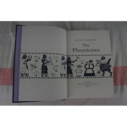 209 - A boxed Folio Society book 'The Phoenicians' - Glen E Markoe.