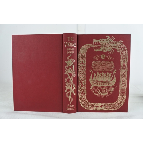 210 - A boxed Folio Society, 'The Vikings' - Gwyn Jones.