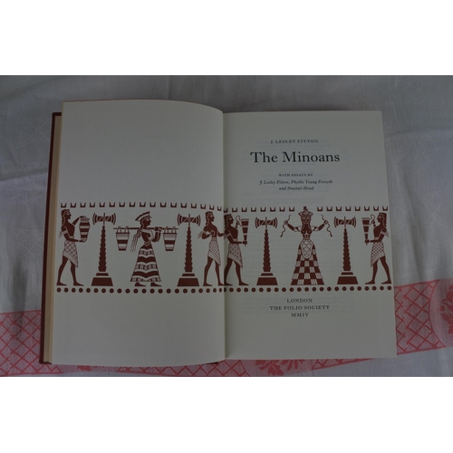 211 - A boxed Folio Society 'The Minoans' - J Lesley Fitton.