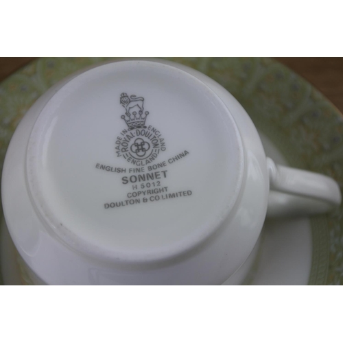 203 - A Royal Doulton 'Sonnet' tea service.