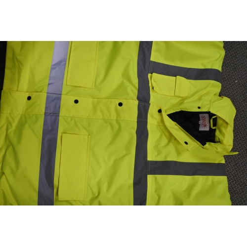 227 - An XL high visibility coat.