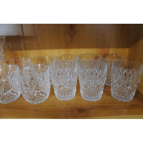 268 - A large collection of glasses sets.