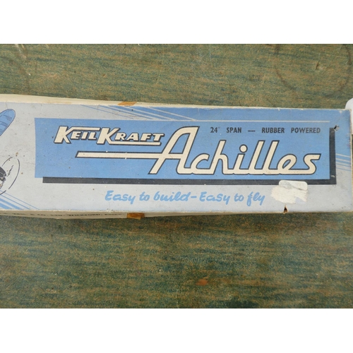 119 - A vintage boxed Keil Kraft 'Achilles' kit.