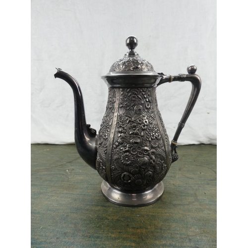 155 - A stunning M.F.D & Plated coffee pot by Reed & Barton - 7 Design - Pat. July 25 1876.