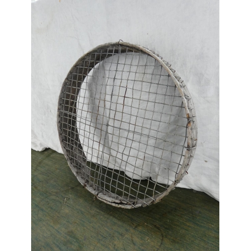 158 - An old garden sieve.