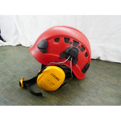 167 - A Petzl hardhat.