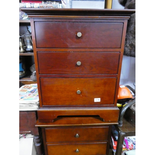 178 - A pair of bedside cabinets.