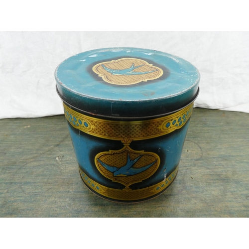 199 - A large vintage Blue Bird Toffee tin.