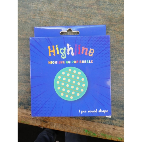 301 - A lot of boxed Highline Go Pop Bubble games.