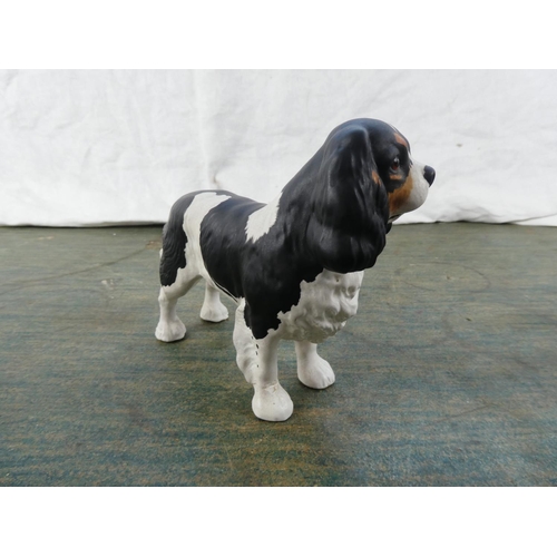 312 - A vintage Beswick King Charles Spaniel.