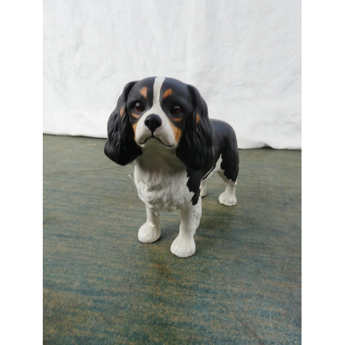 312 - A vintage Beswick King Charles Spaniel.