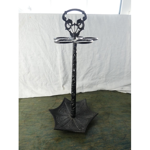 324 - A stunning metal umbrella stand.