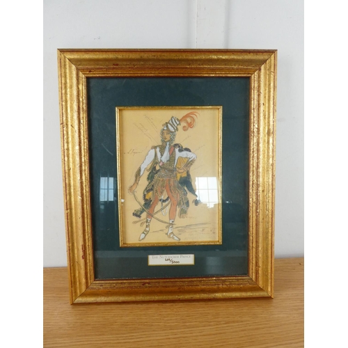 330 - A gilt framed limited edition print 'The Original Designs of the Bolshoi Nutcracker, 1919' 202/5000 ... 