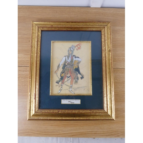 330 - A gilt framed limited edition print 'The Original Designs of the Bolshoi Nutcracker, 1919' 202/5000 ... 