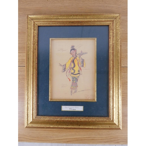 333 - A gilt framed limited edition print 'The Original Designs of the Bolshoi Nutcracker, 1919' 202/5000 ... 