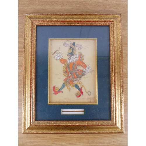 336 - A gilt framed limited edition print 'The Original Designs of the Bolshoi Nutcracker, 1919' 202/5000 ... 