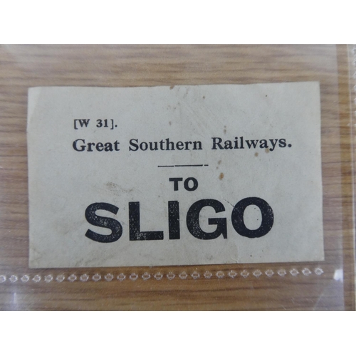 343 - A collection of Great Southern Railway labels.