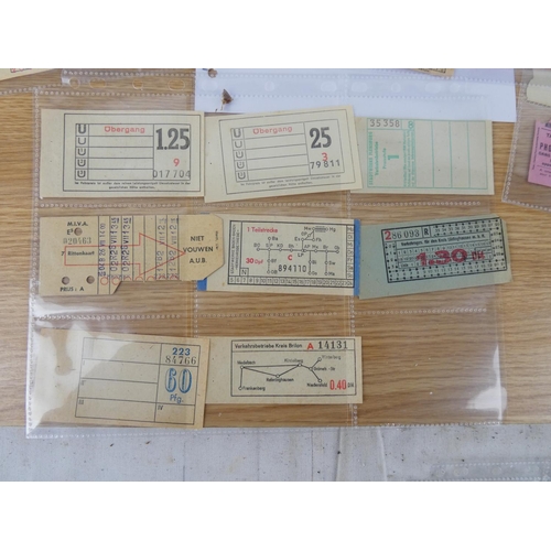 344 - A collection of Worldwide Transport tickets.