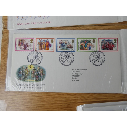 370 - A collection of nine First Day Covers.