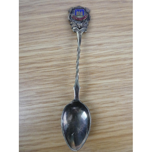 371 - A sterling silver 'Enniskillen' teaspoon.