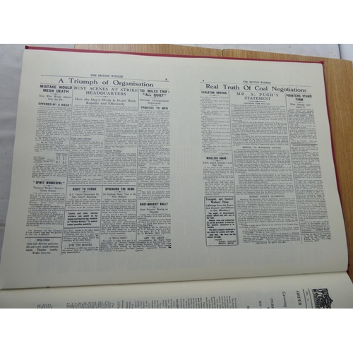 426 - A large vintage book 'The General Strike 1926 - The British Gazette & The British Workers'.