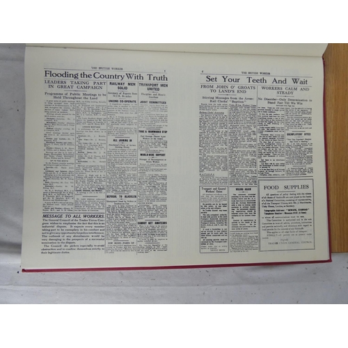 427 - A large vintage book 'The General Strike 1926 - The British Gazette & The British Workers'.