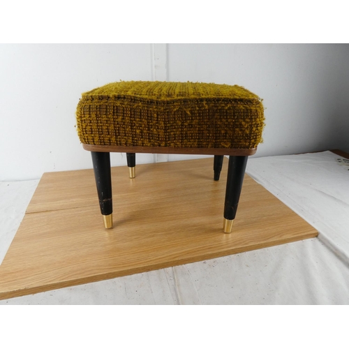 431 - An upholstered footstool.