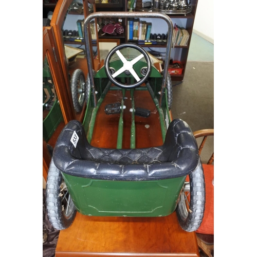 533 - A stunning antique style pedal car.