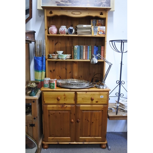 547 - A country style pine dresser.