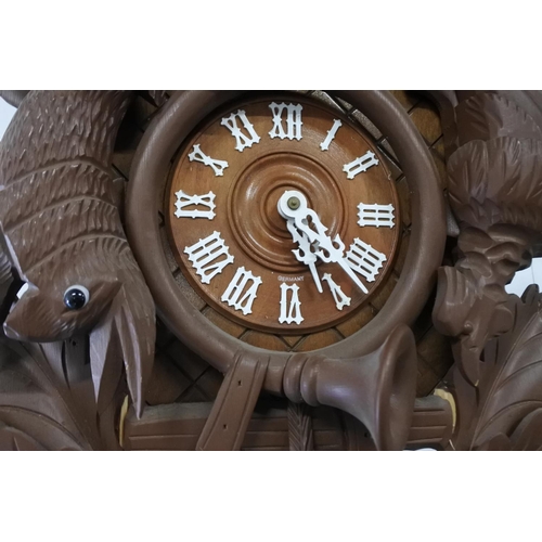 690 - A stunning very large cuckoo clock in need of restoration.