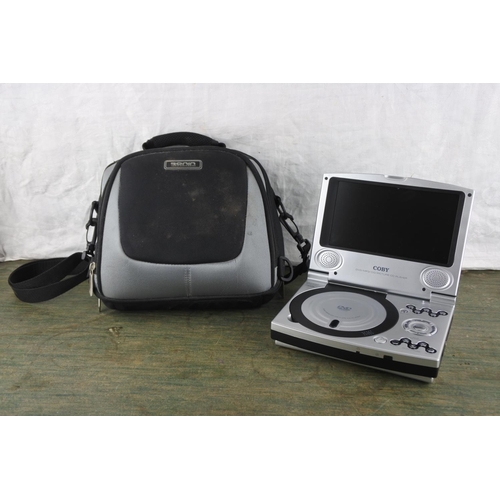 749 - A Corbi DVDMP3/CD/PICTURE CD PLAYER and bag.