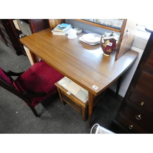 766 - A vintage formica topped table .