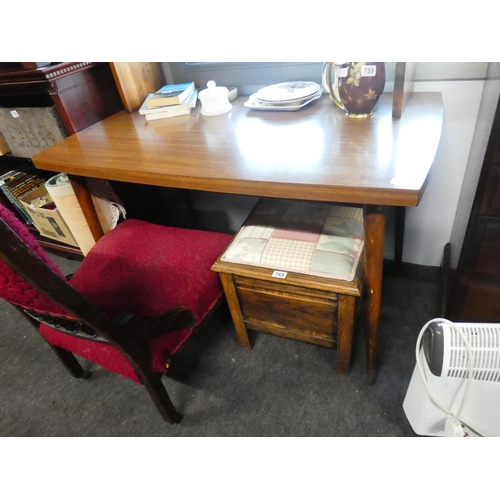 766 - A vintage formica topped table .