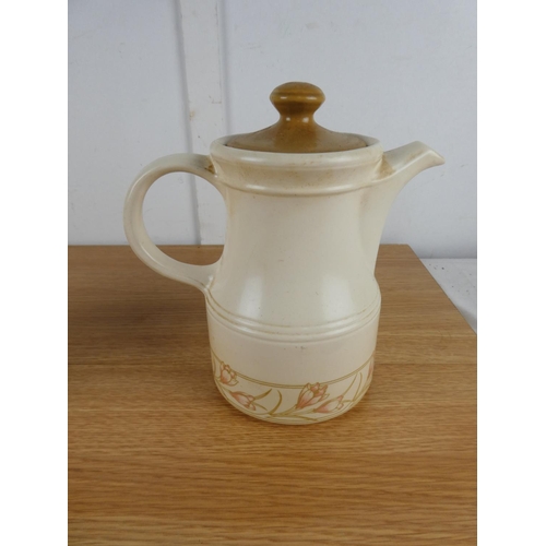 805 - A vintage Ashdale pottery 'Cottage Scene' teapot and another.