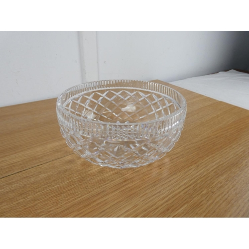 830 - A stunning Waterford crystal salad bowl.