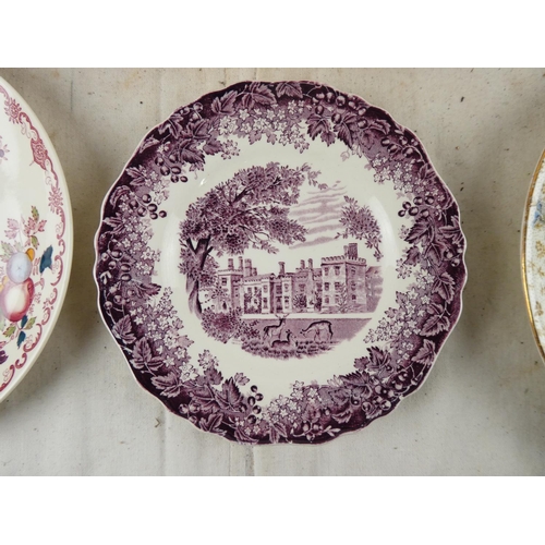 843 - A Maling 'Brocade' dish, a Witney Woods burslem bowl and more.