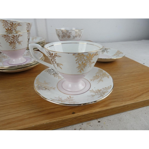 845 - A Kent bone china tea set and more.