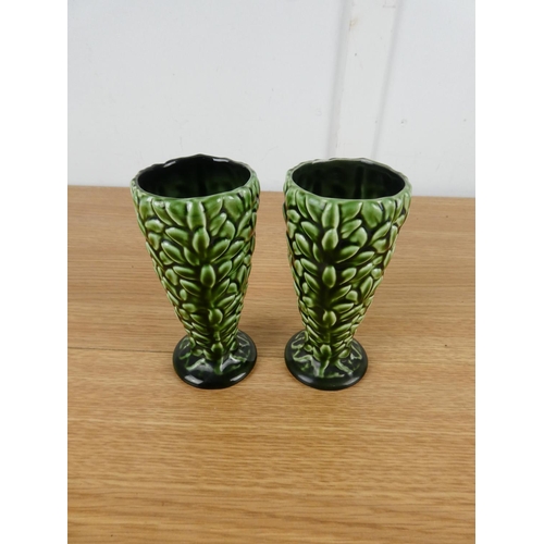 851 - A pair of vintage Sylvac 4535 vases.