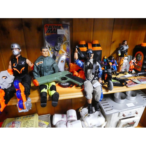 889 - A large lot of Action Man toys.